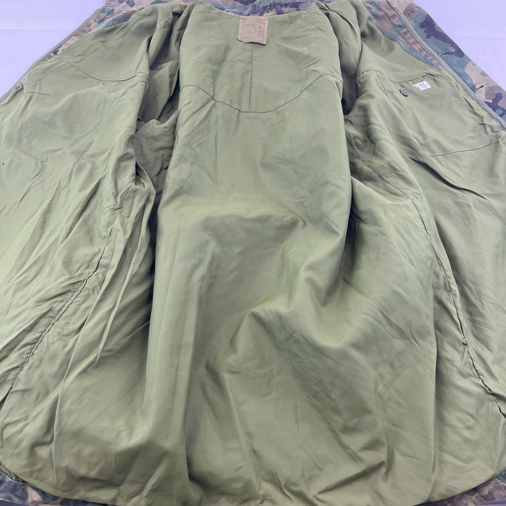 Spanish Military Army Issue Waterproof Combat Jacket Woodland Camouflage size L