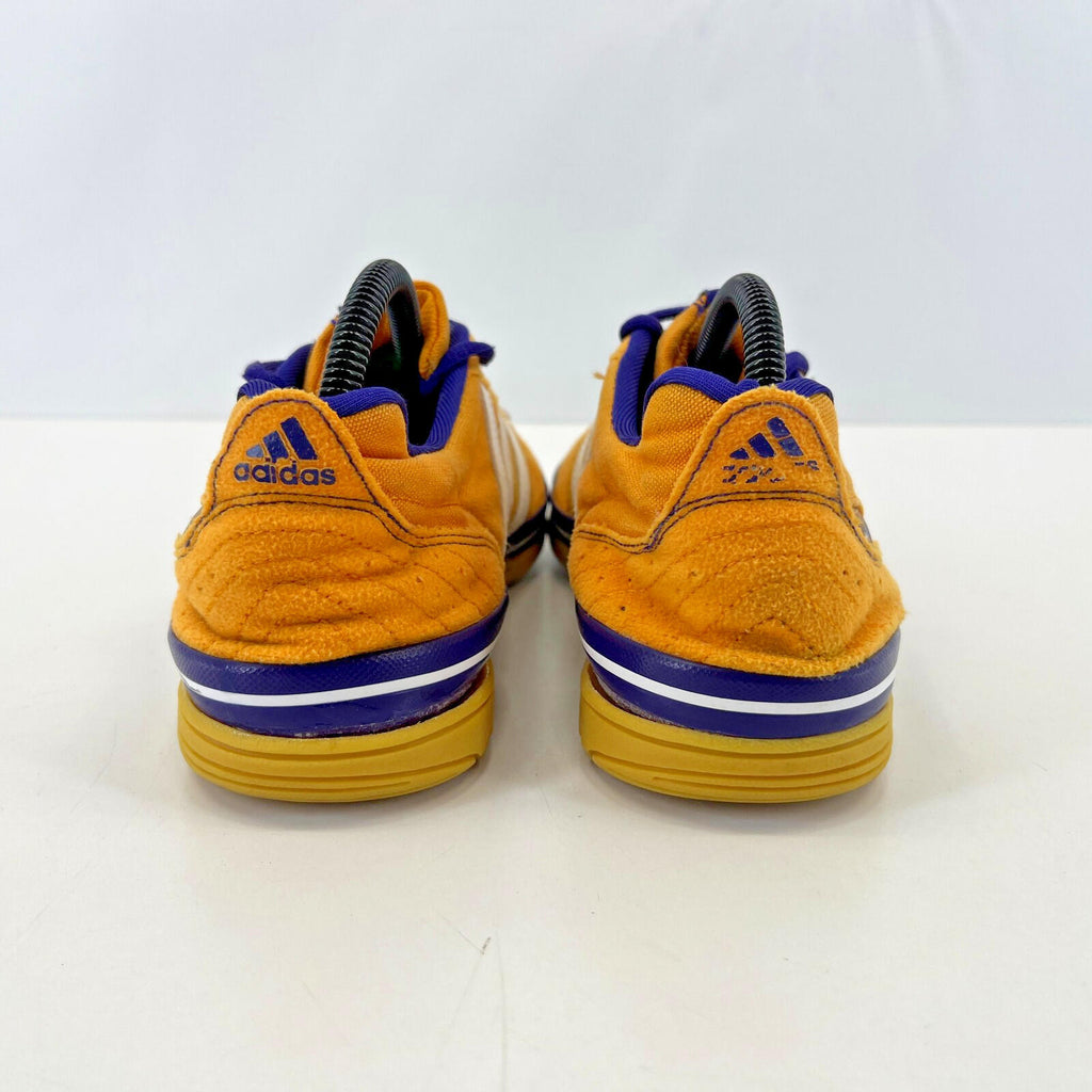 Rare Adidas Janeirinha Sala Indoor Football Trainers Shoes Yellow & Blue UK 7.5