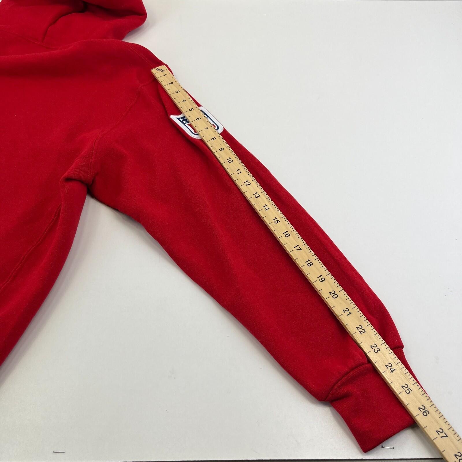 NFL Kansas City Chiefs Red Hoodie Pullover Jumper size Large - New - See Details