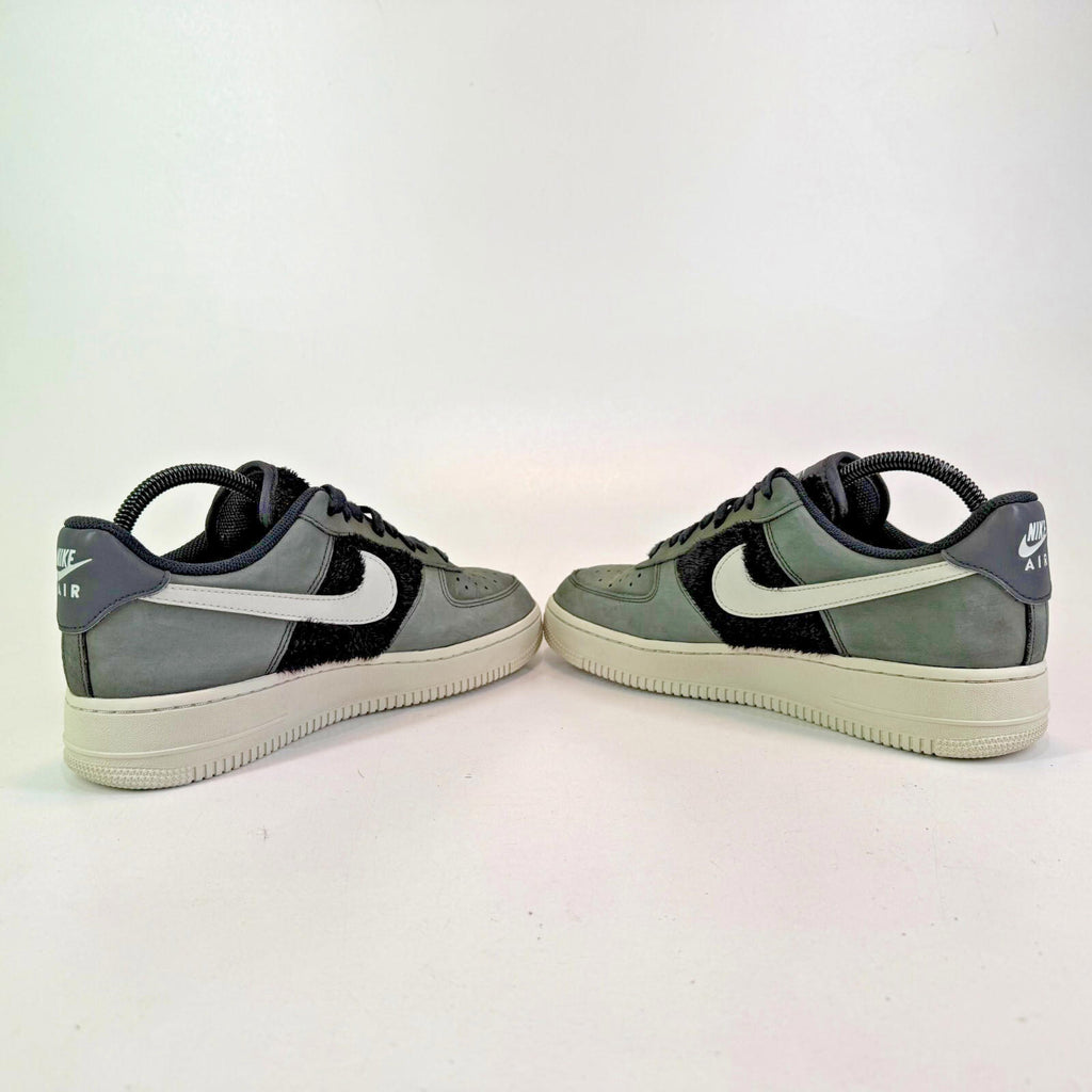 Nike Air Force 1 Low MEM 4 Grey & Black Fur/Bone - UK 6.5 EU 40.5 - DO6714-001