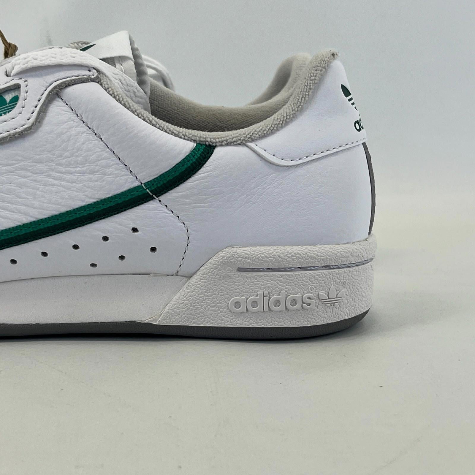 Adidas Originals Continental 80 White Green Adult Trainers Size UK 6