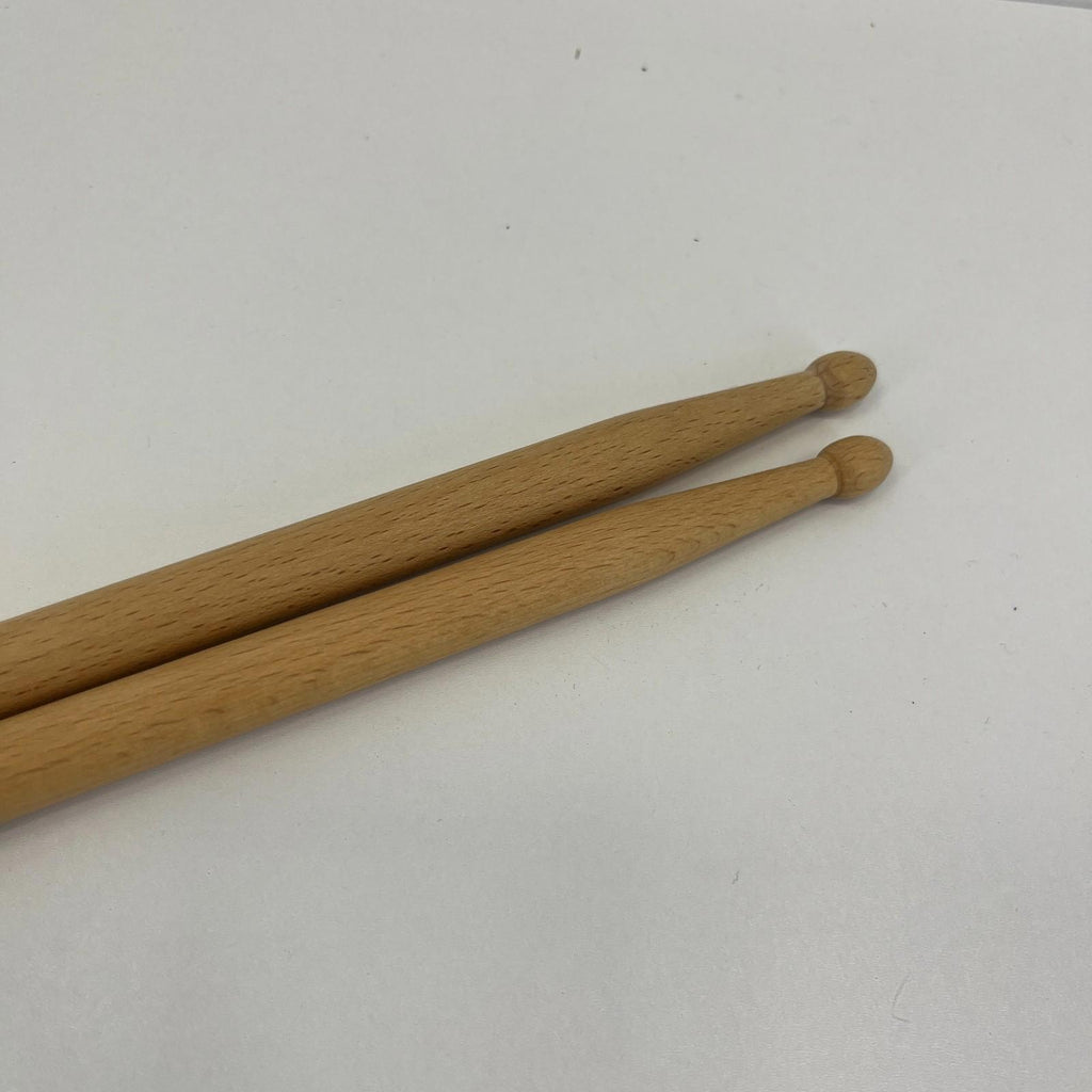 Pair of Band Hero Wooden Drum Sticks – Natural Wood – MINT Condition