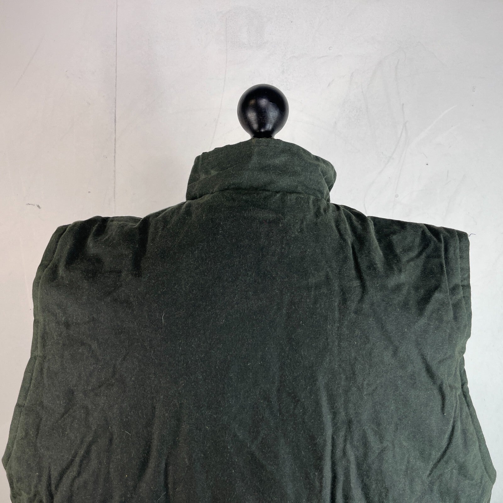 Greenbelt Waxed Gilet in Green size XL Mens Country Vest Tartan Lined Shooting