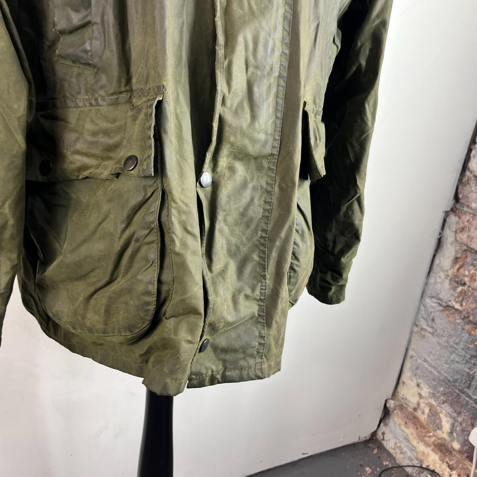 Royal Spencer Mens Wax Hunting/Farming Jacket in Green size Large