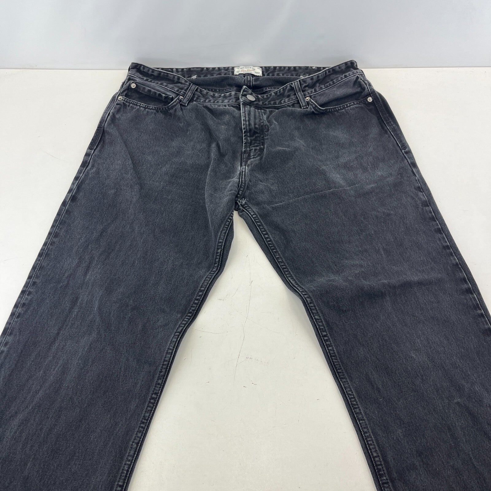 Fat Face Jeans Men's W40" L32" in Black Straight Leg