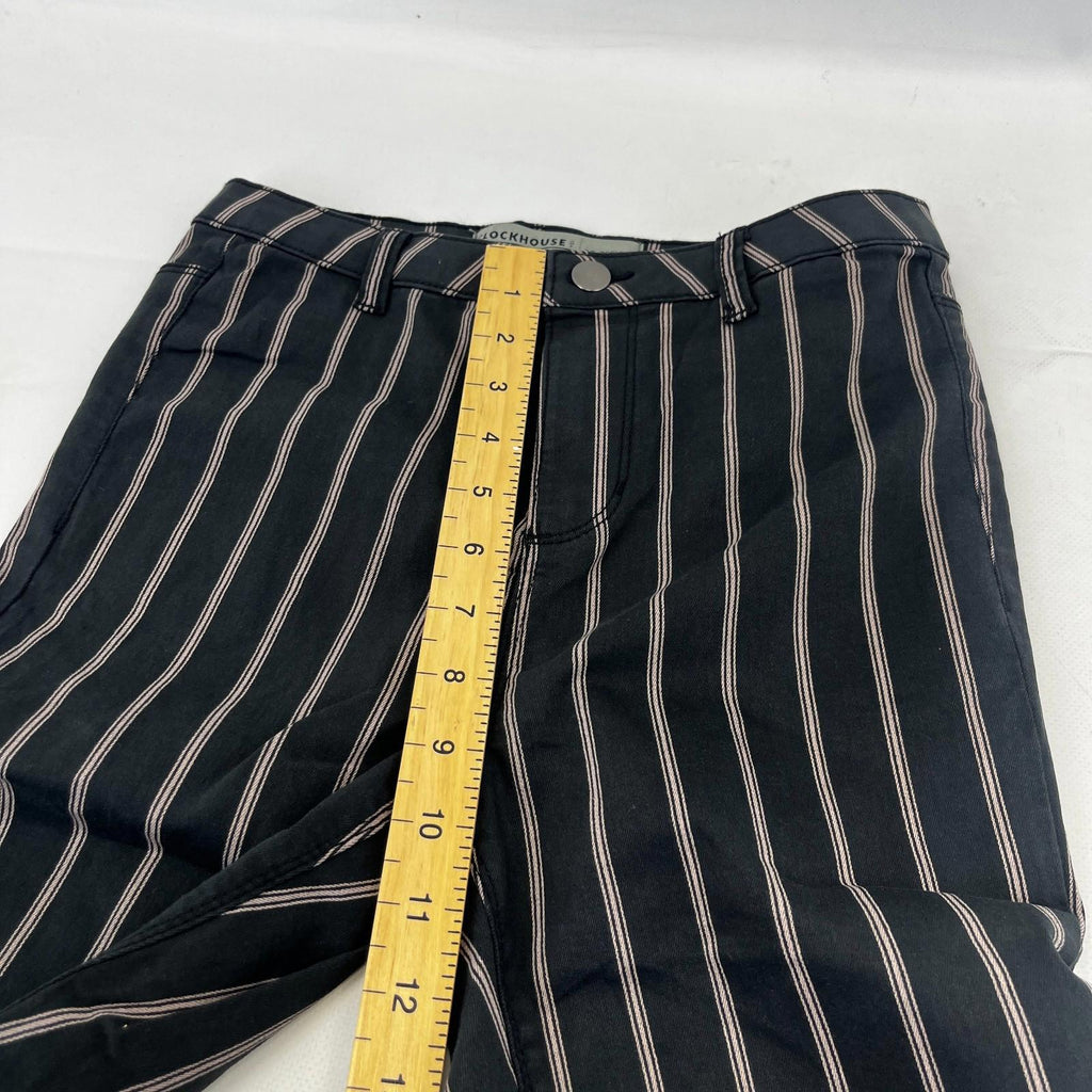 C&A Clockhouse Womens Black Striped Jeans Jegging Leg Skinny size 38R - NWOT