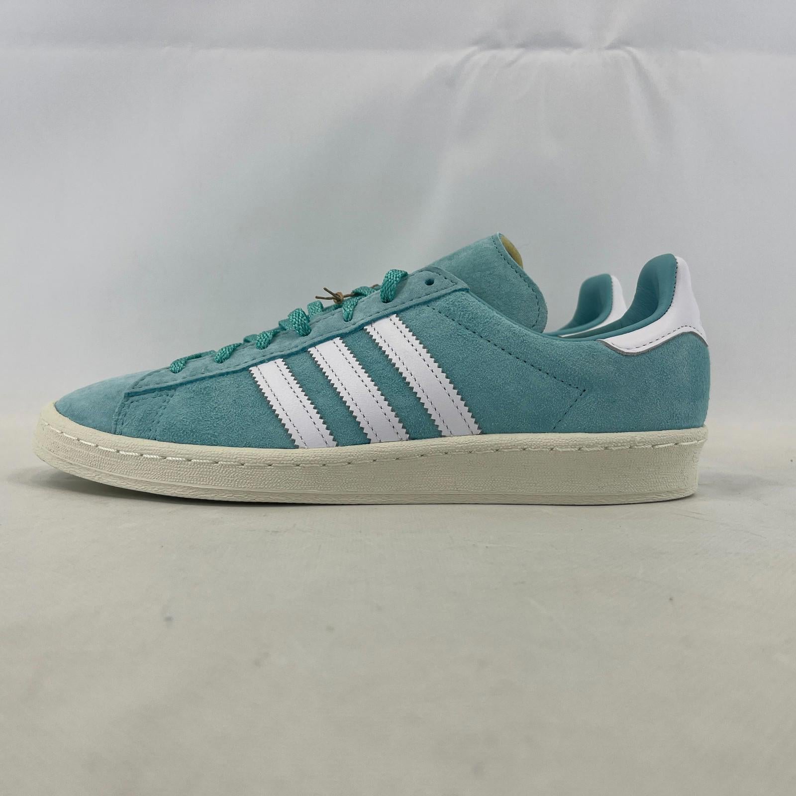 Adidas Campus 80s Light Aqua White Men's size UK 8 Terraces Casuals Shoes ID7318