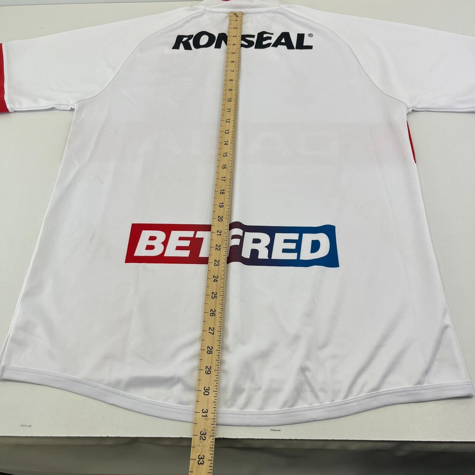 England RL 2021 World Cup Home Shirt Jersey Oxen Betfred Men's XL Rugby League
