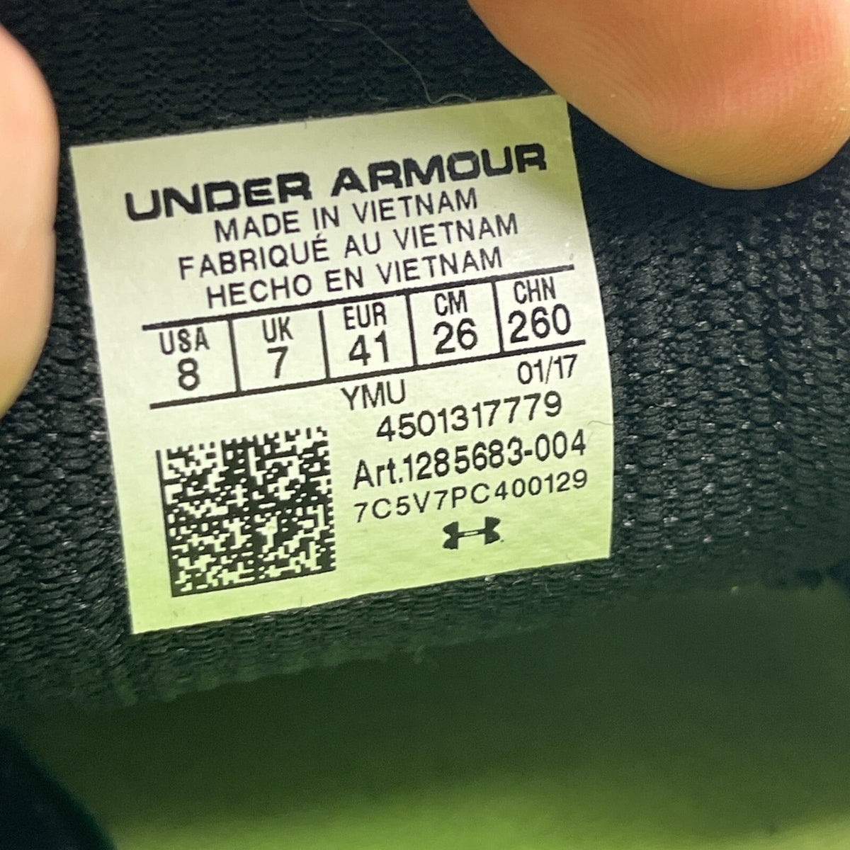 Under Armour-Micro G Swift 2 Trainers Running Shoes size UK 7 - EU 41