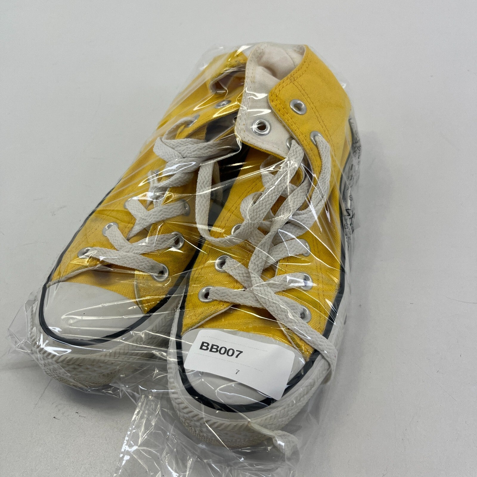 Converse Chuck Taylor All Star Bright Yellow Hi Top Trainers size UK 5 EU 37.5