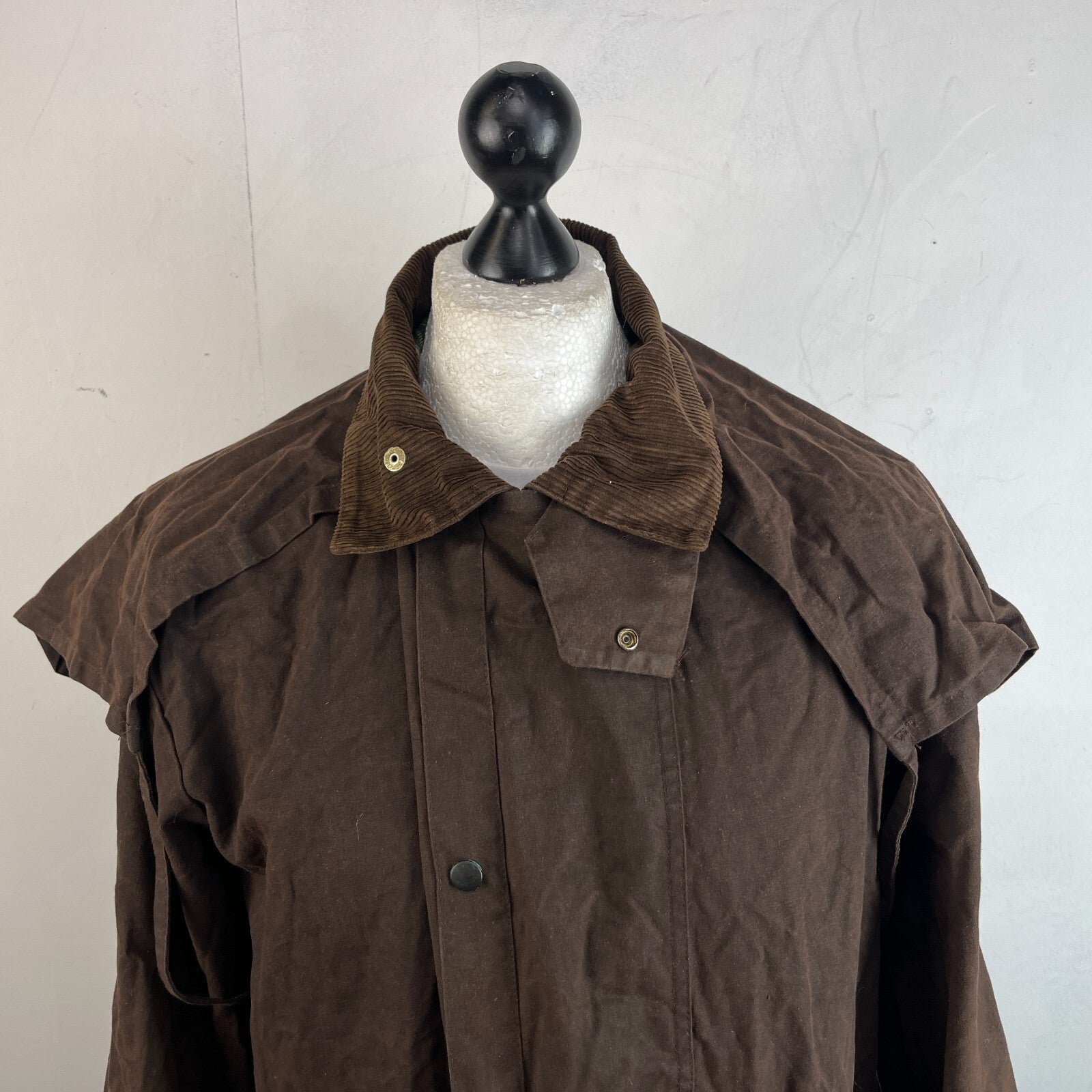 Blue Riband Made in England Wax Stockmans Riding Jacket in Brown Women's size XL