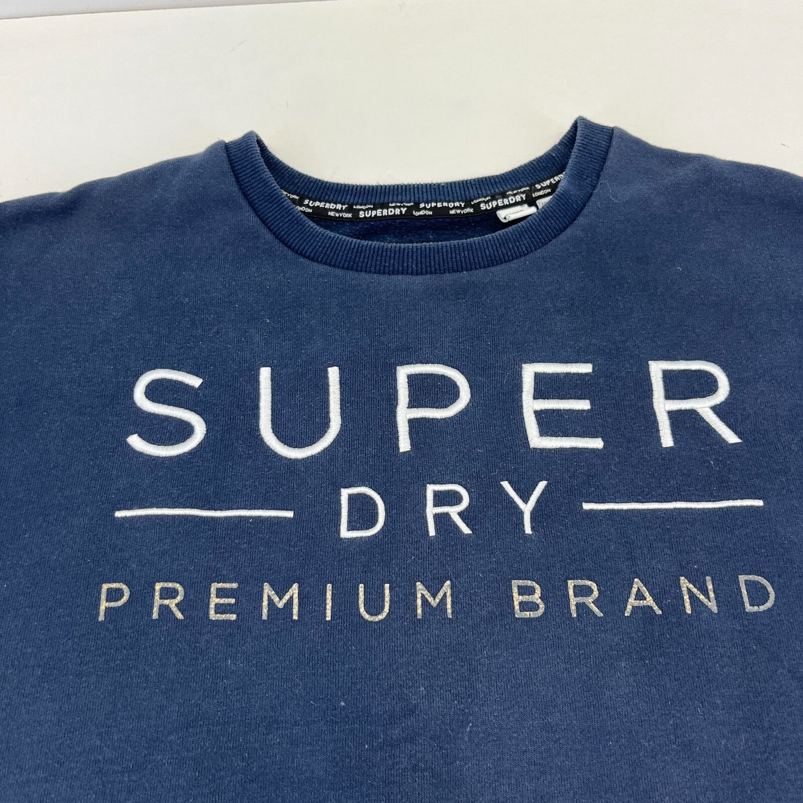 Superdry Premium Women's Sweatshirt Long Sleeve Round Neck Pullover size 12