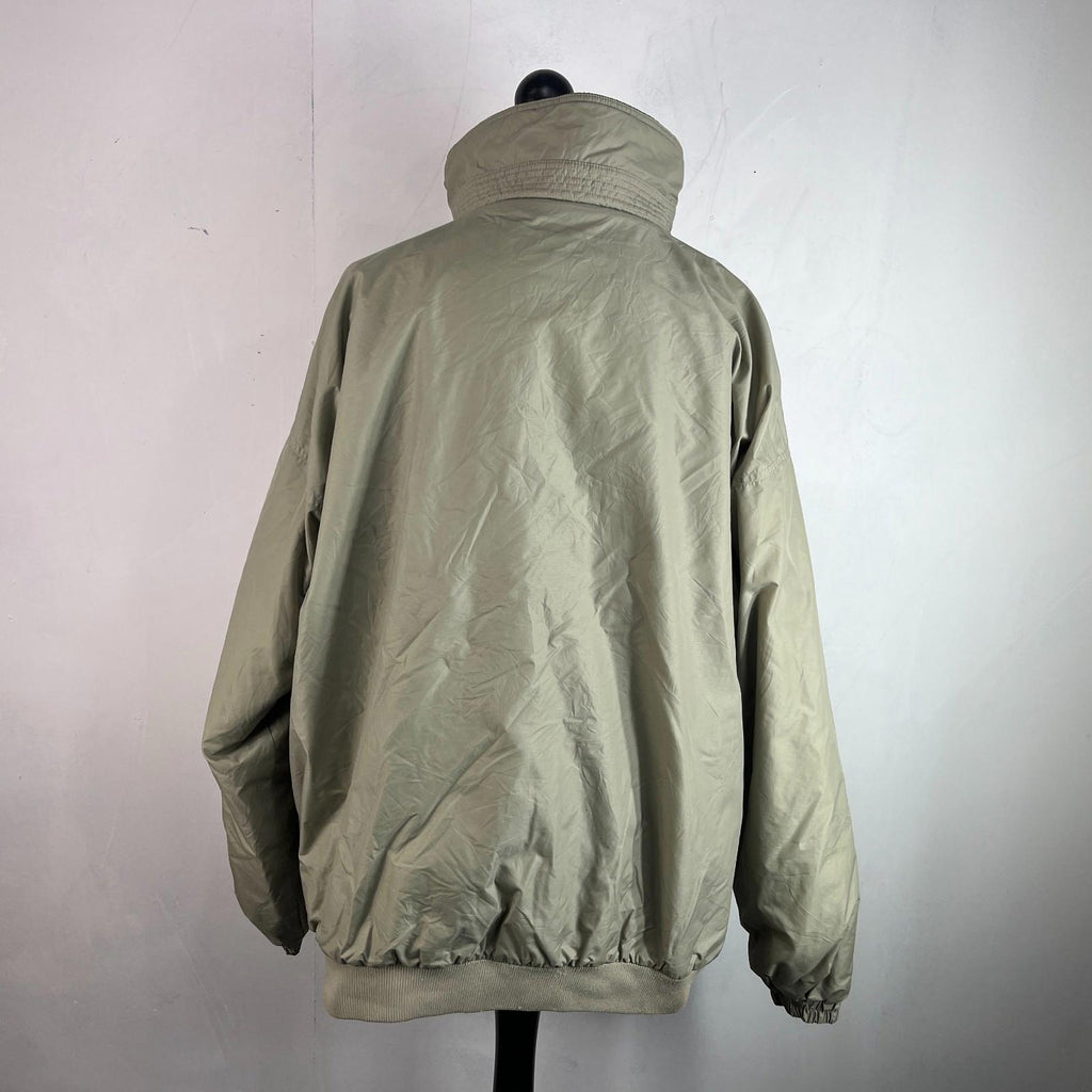 Columbia Men's Bomber Jacket Beige Fleece Lined Warm Casual US size 2XL - UK 3XL