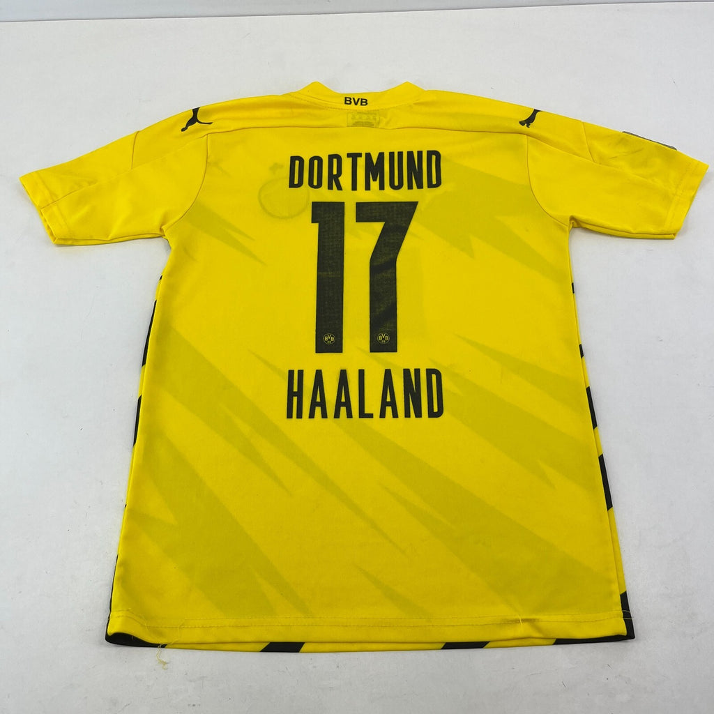 Borussia Dortmund 20/21 Home Football Shirt Kids Large (164cm) #17 Haaland