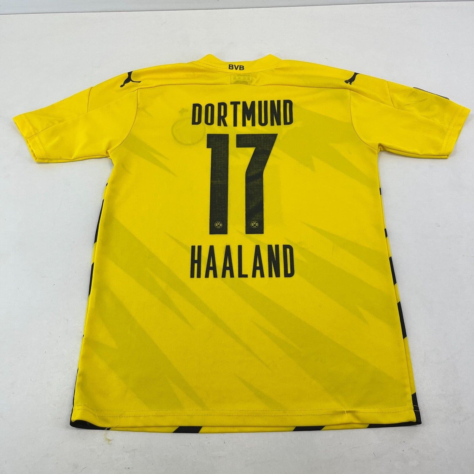 Borussia Dortmund 20/21 Home Football Shirt Kids Large (164cm) #17 Haaland