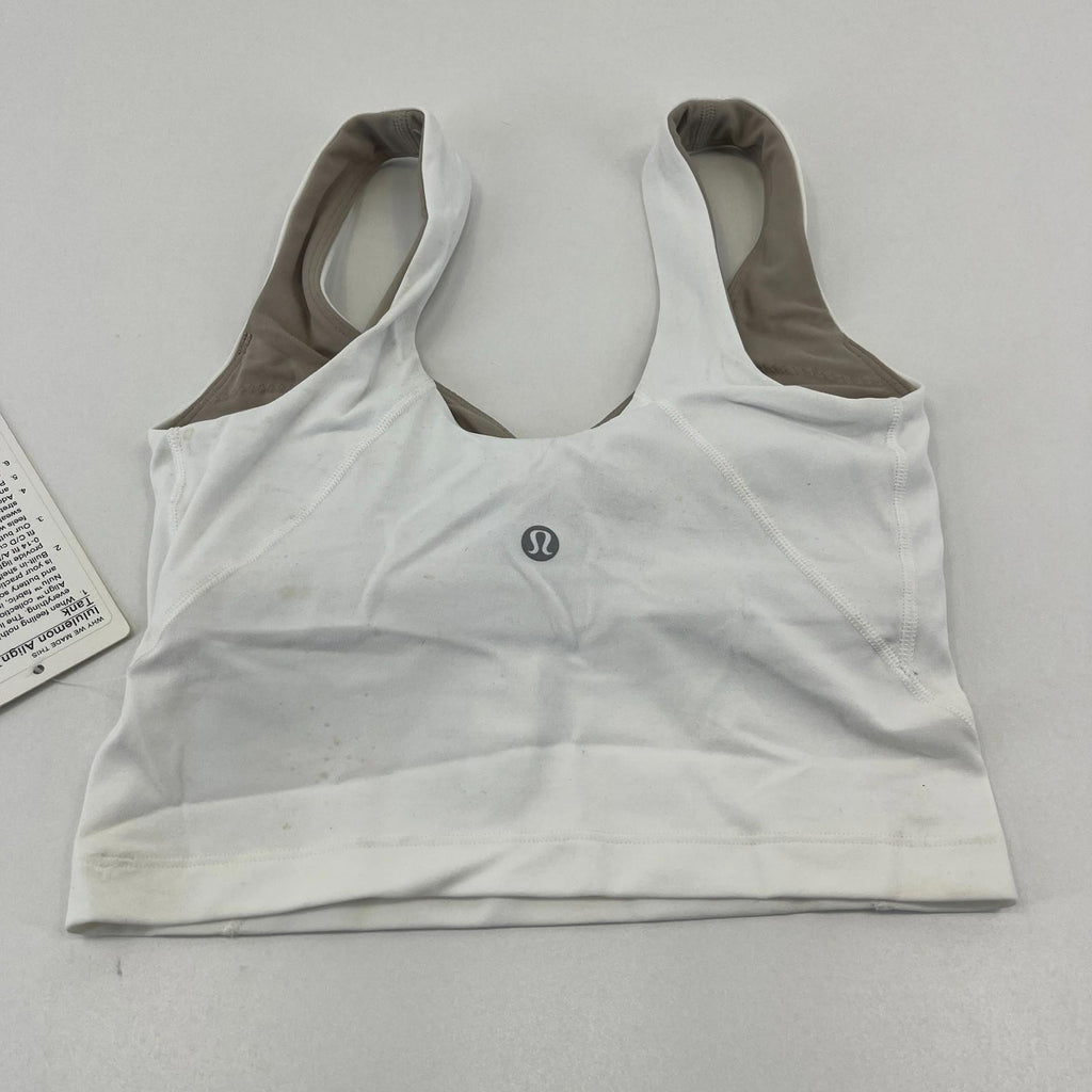 Lululemon Align Tank Top in White Ladies size UK 4 US 0 - See Details