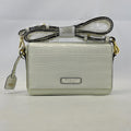 Genuine Radley Hanson Mews Handbag in White Faux Croc Small Flapover Crossbody