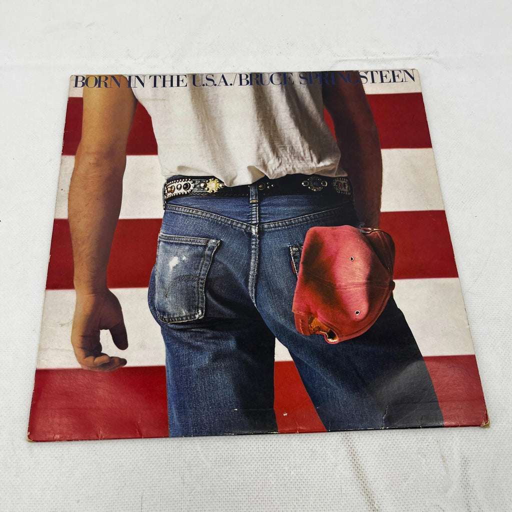 Bruce Springsteen Born In The USA 12" Vinyl LP with Inserts VG+/VG+