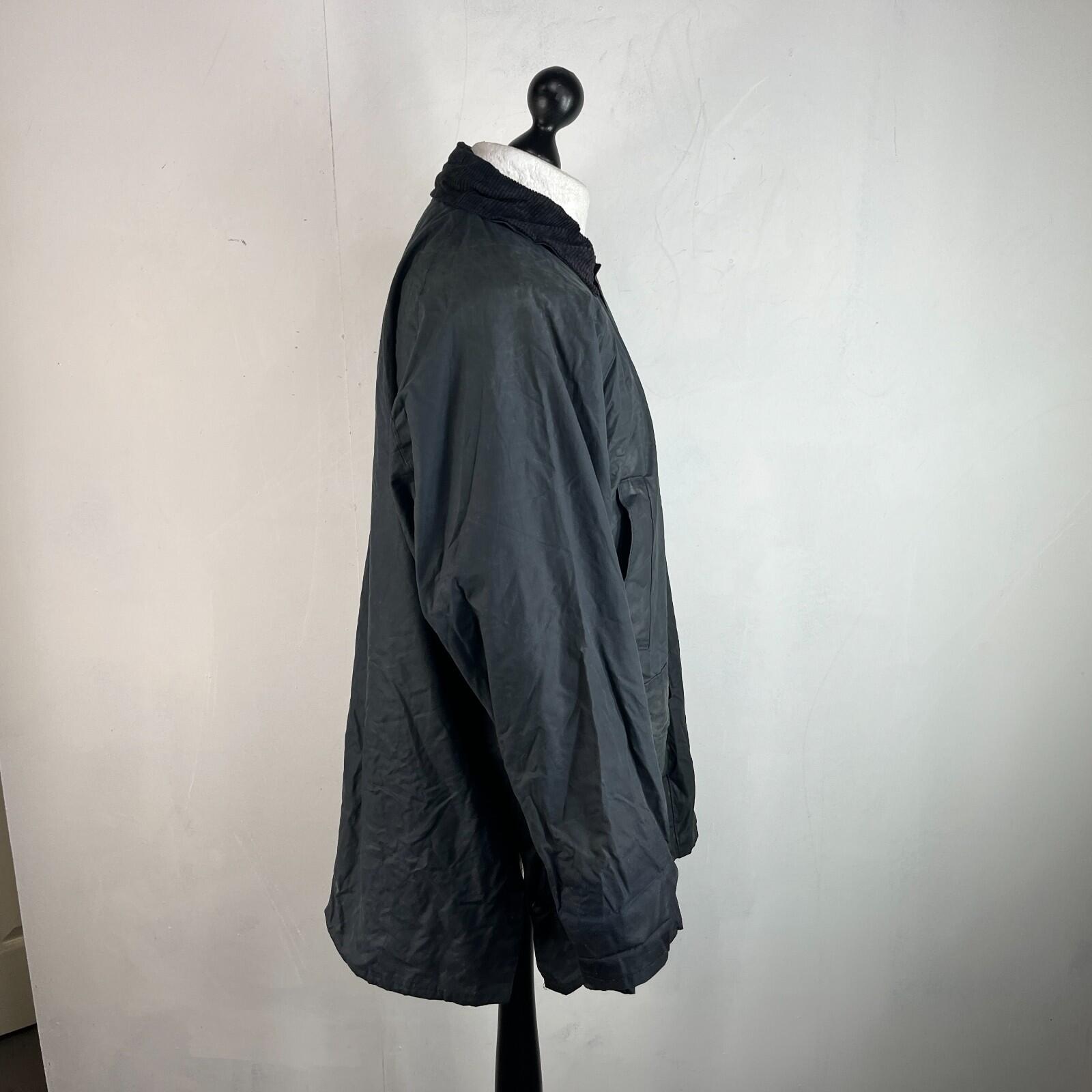 RAF Coats Wax Jacket in Black Mens size M Country Field Coat