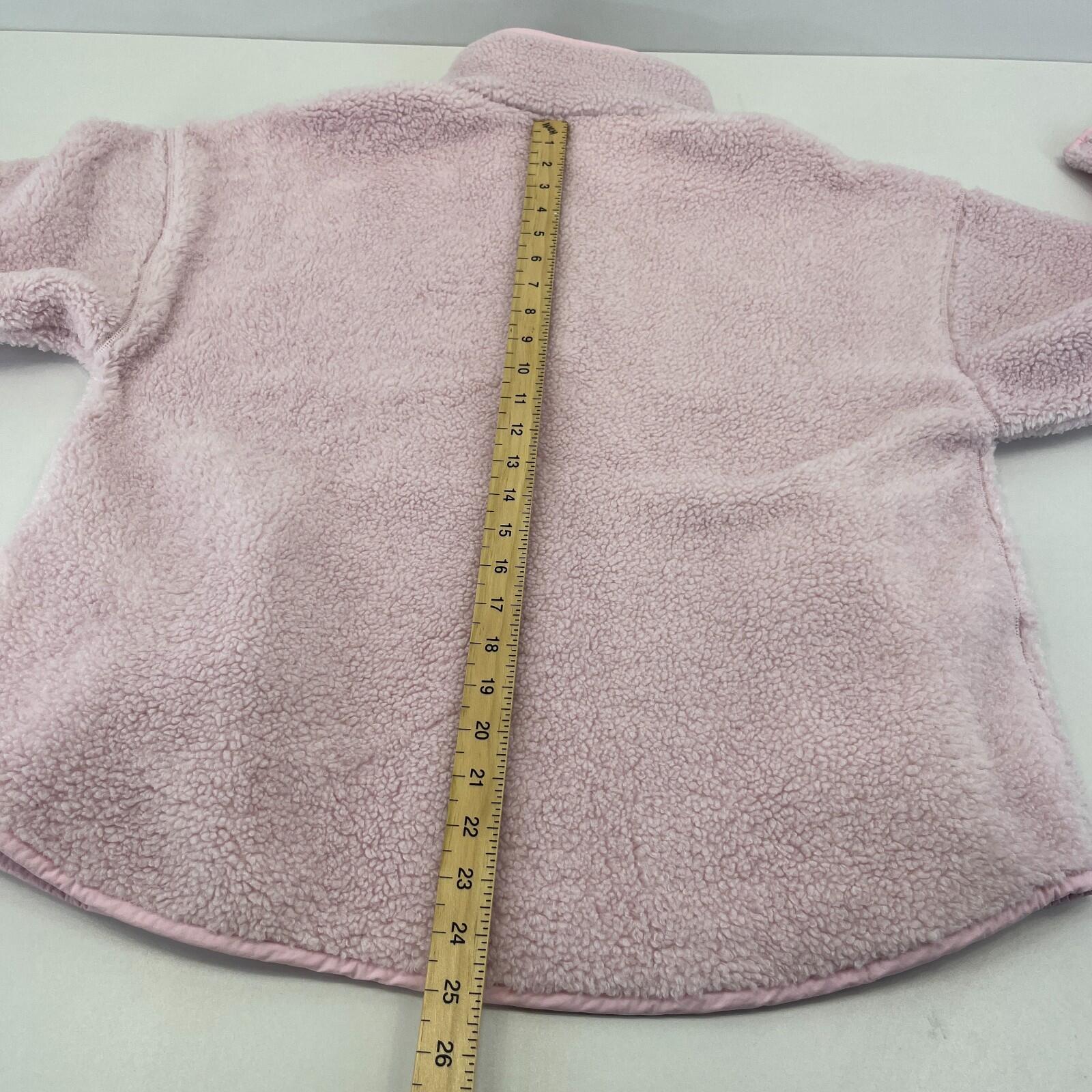 Sweaty Betty Plush Frost Pink Heavy Fleece Long Sleeve Half Zip Size M/12