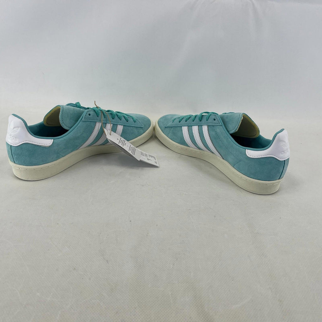 Adidas Campus 80s Light Aqua White Men's UK 10.5 Terraces Casuals Shoes ID7318
