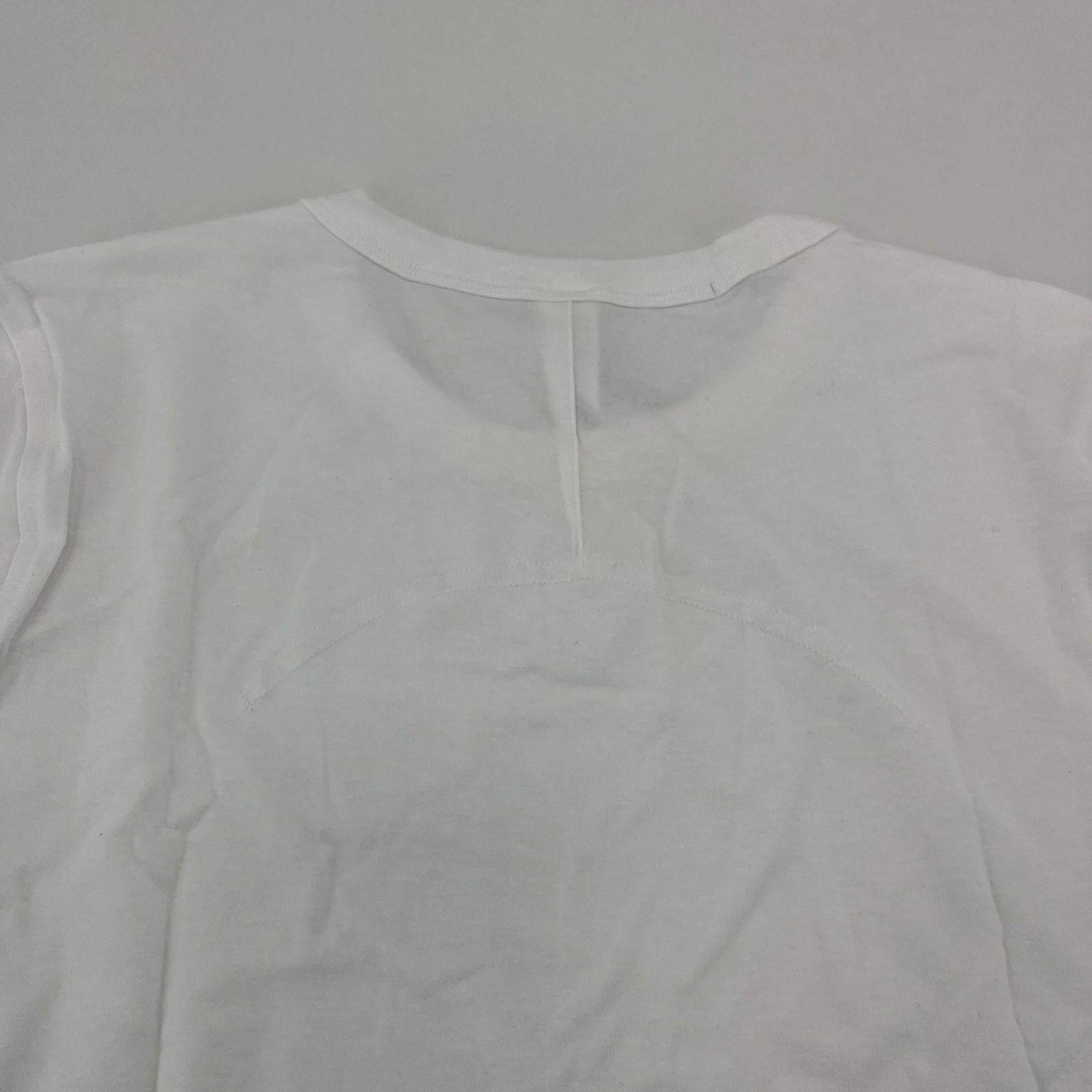 Lululemon Classic Fit Long Sleeve Cotton Blend Top T-Shirt White size UK 10 US 6