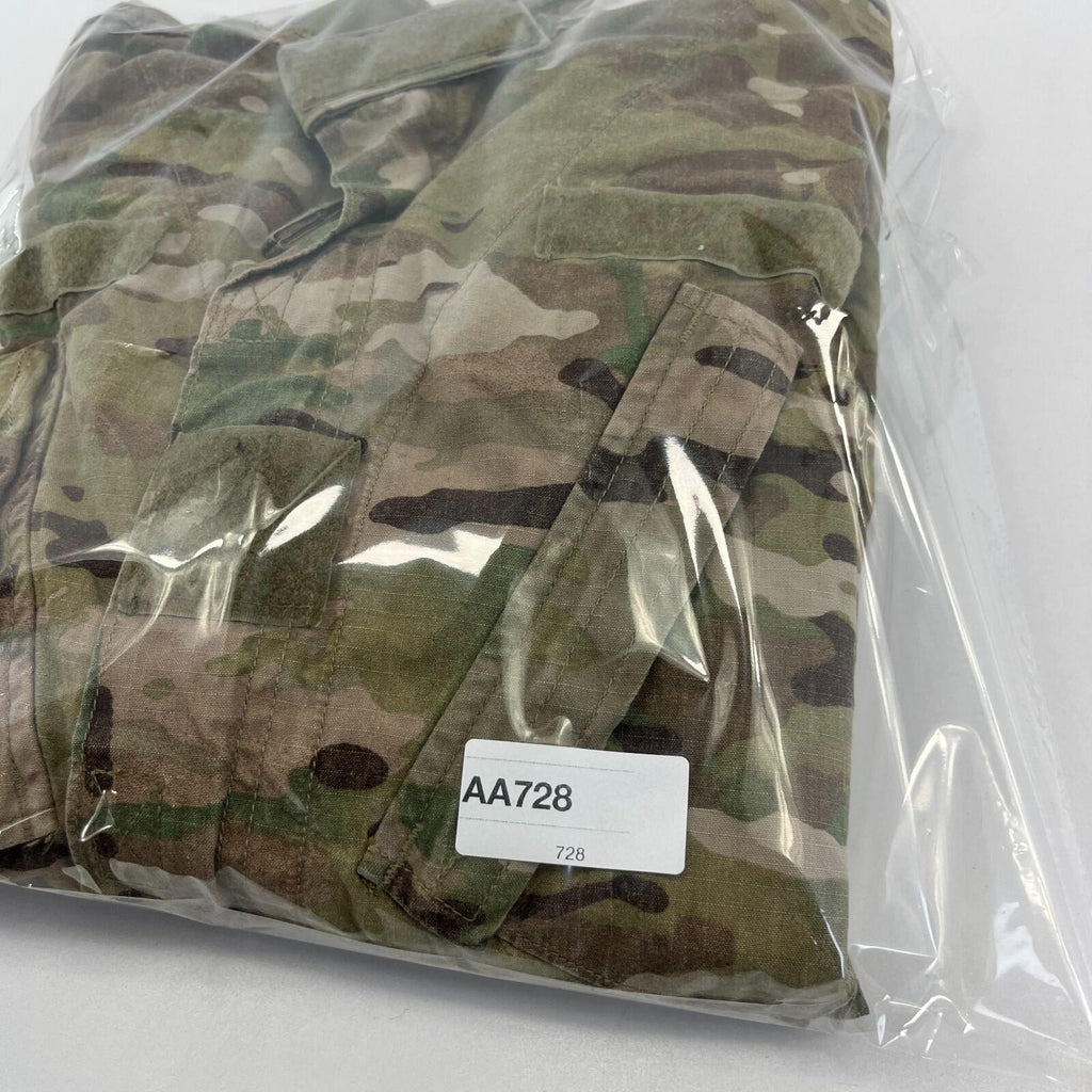 US Army Surplus Issue Woodland BDU Jacket Camo Combat Uniform size Small-Long