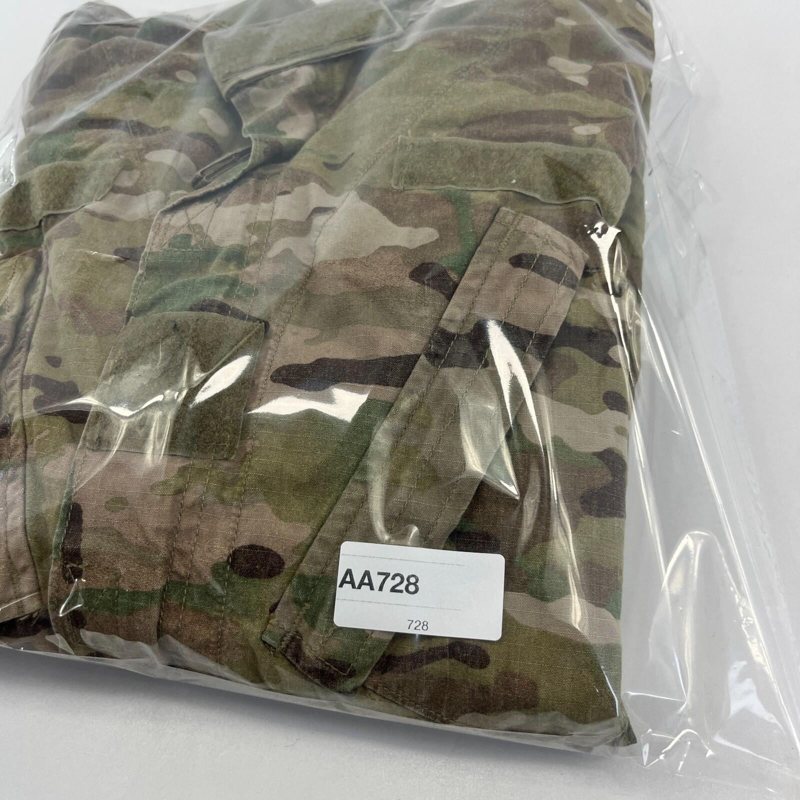 US Army Surplus Issue Woodland BDU Jacket Camo Combat Uniform size Small-Long