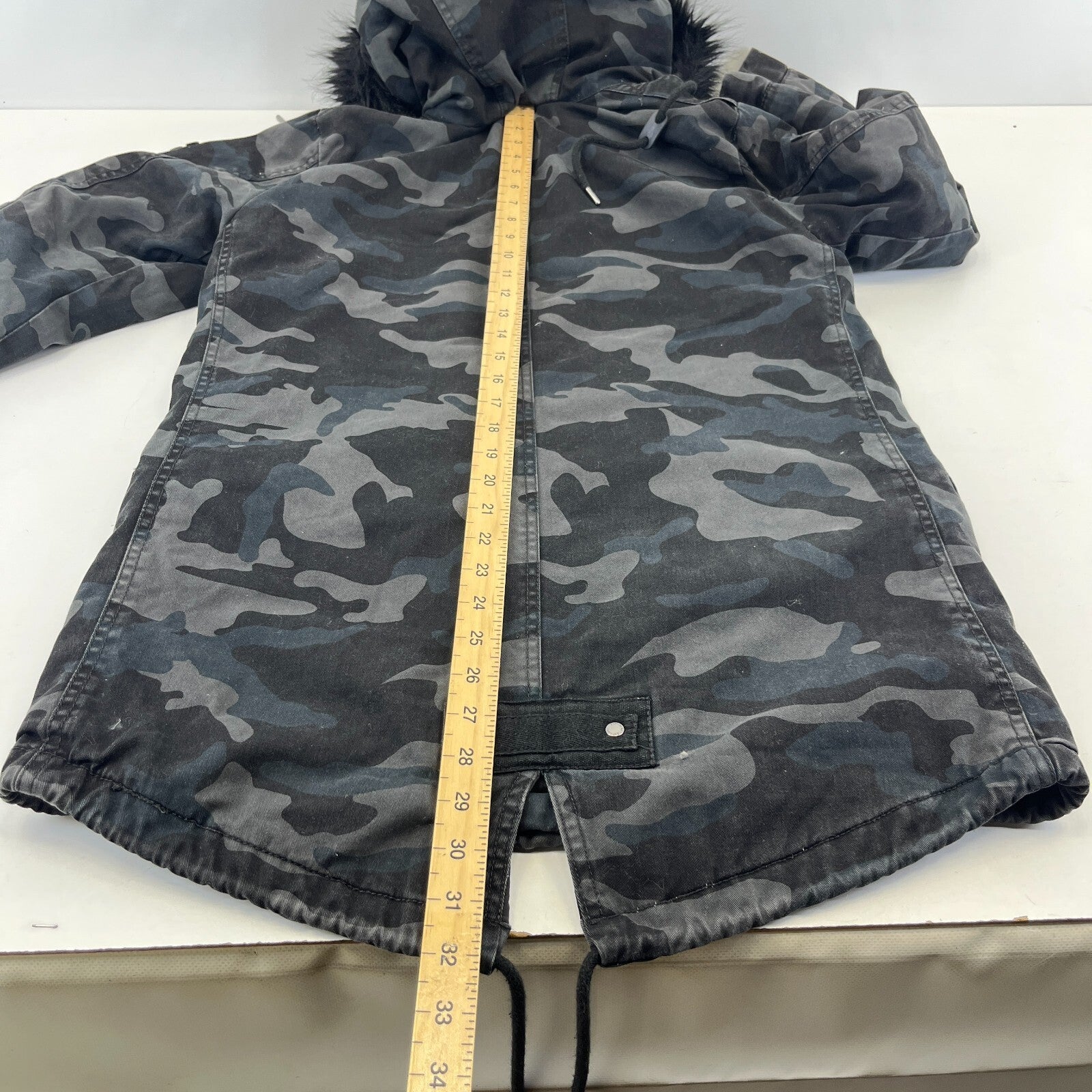 Superdry The Rookie Military Jacket  Camo Womens UK 10 Combat Utility Field Coat