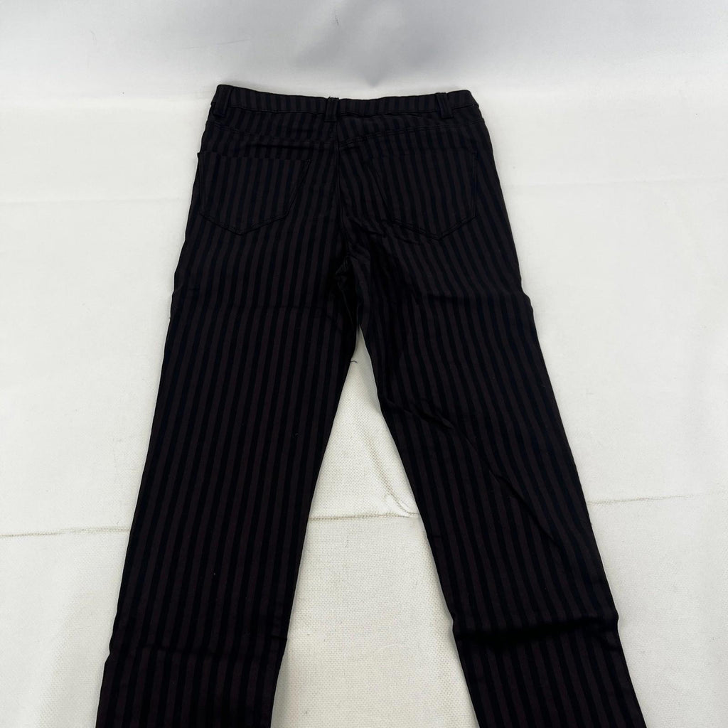 Clockhouse Womens Black/Purple Striped Jegging Jeans Skinny size 36R NWOT