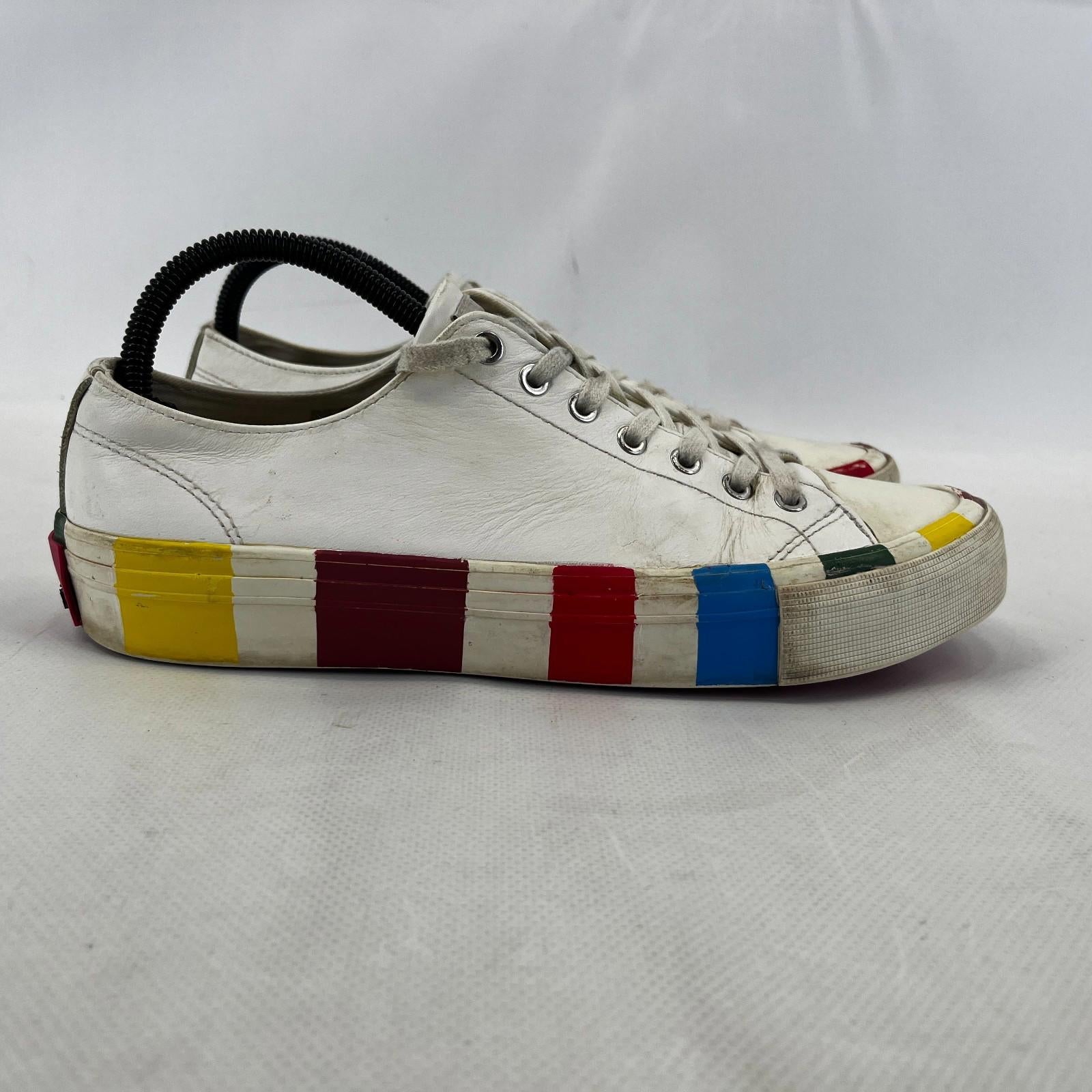 PS Paul Smith White Leather Trainers UK size 6.5 - EU 40