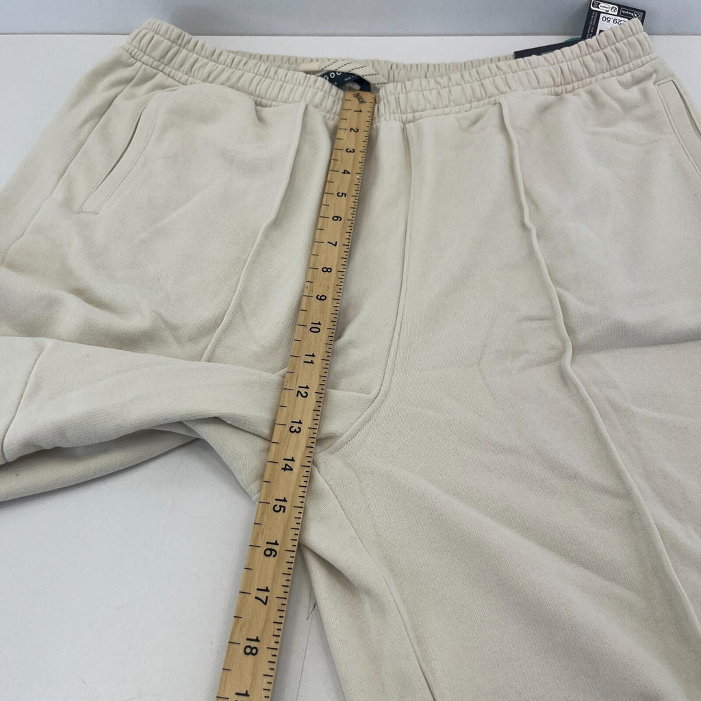 M&S Ladies Goodmove Parachute Joggers Cuffed Trousers Pants Cream UK size 18 New
