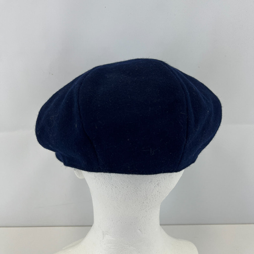 Hammond & Co Patrick Grant Men's Navy Blue Baker Boy Flat Cap size L/XL