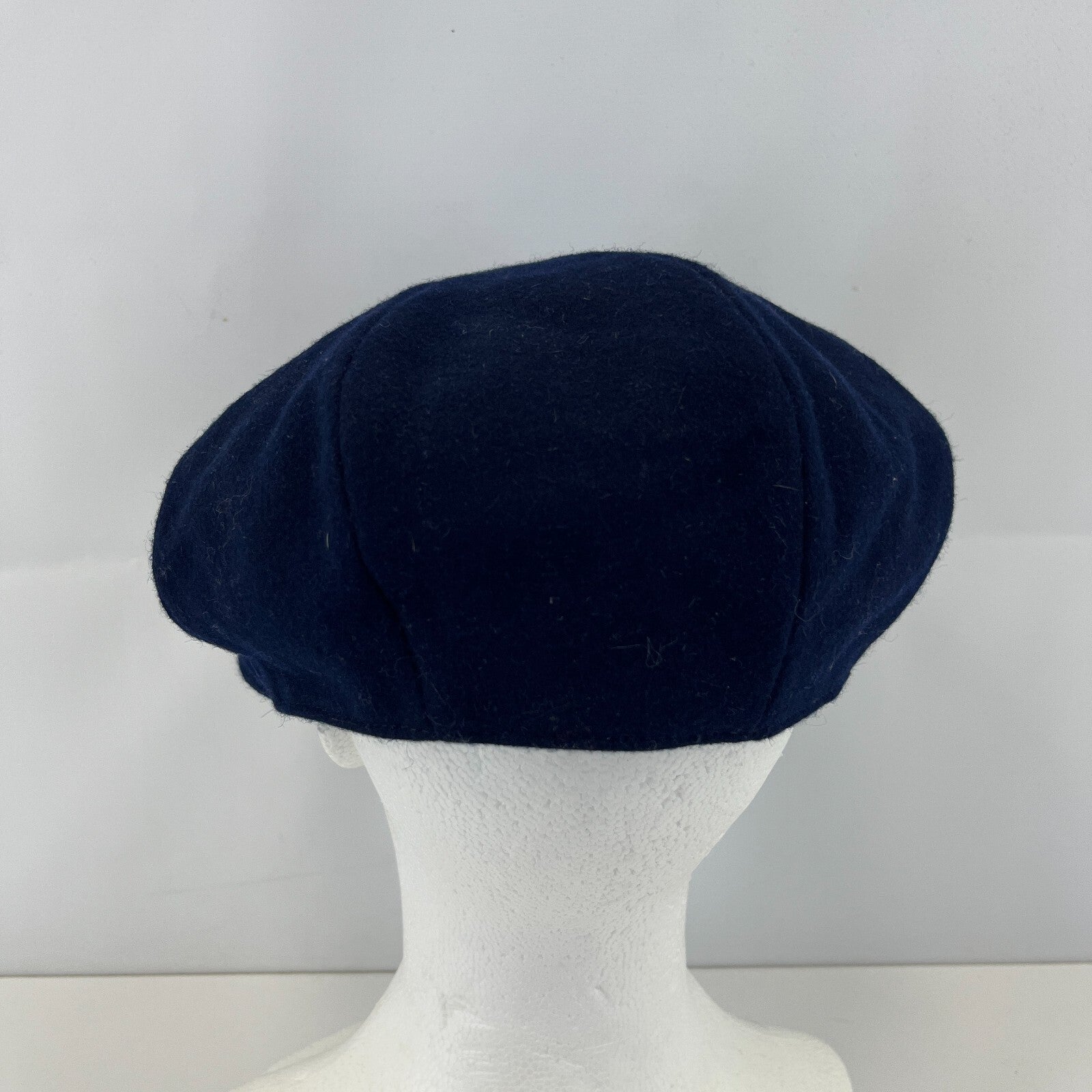 Hammond & Co Patrick Grant Men's Navy Blue Baker Boy Flat Cap size L/XL
