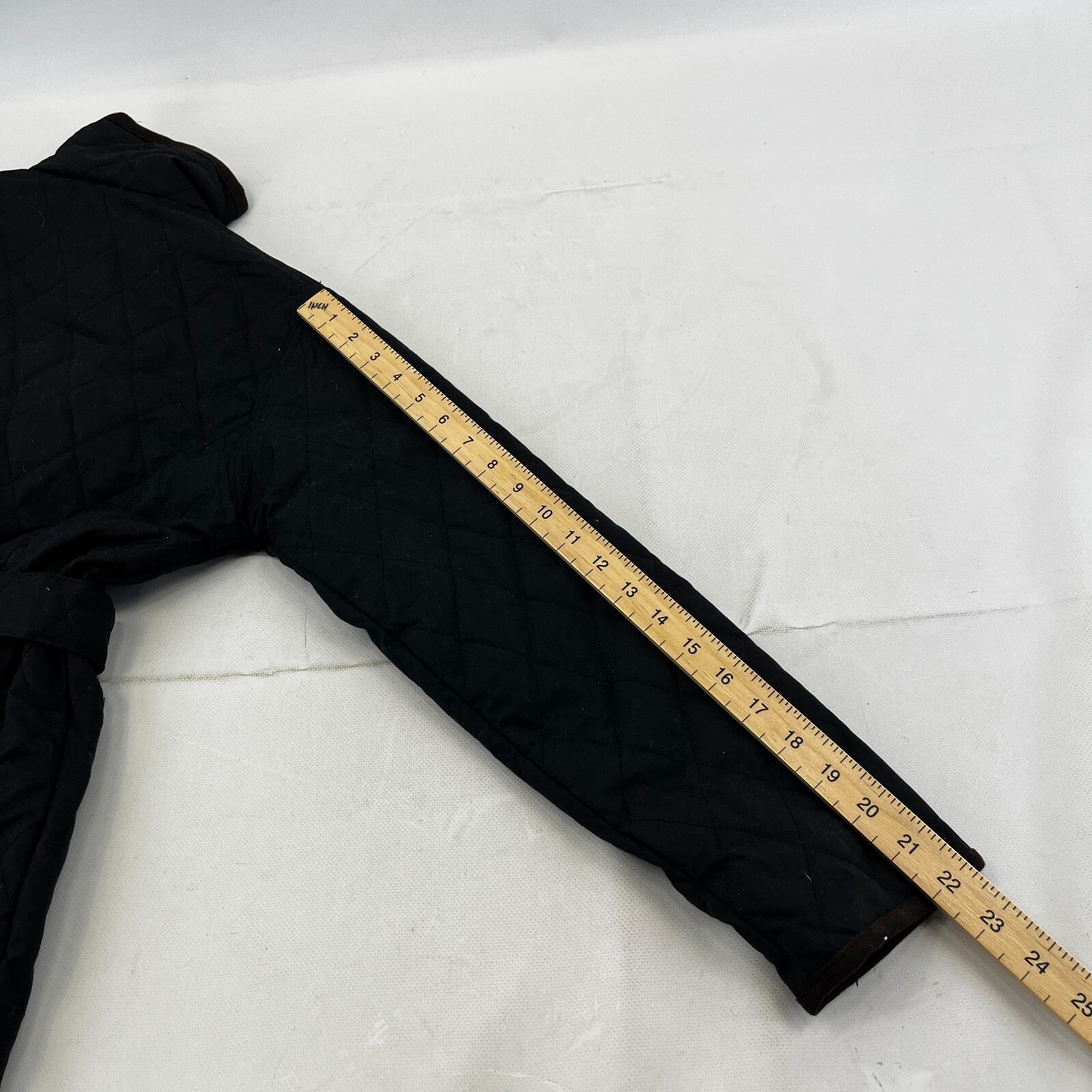 Rydale Quilted Wax Jacket UK Women's size 10 in Black with Belt