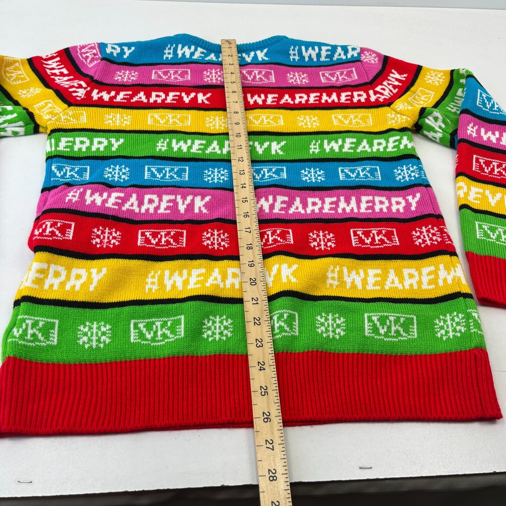 Vodka Kick Wear VK Light Up Christmas Jumper Working (see video) size Large