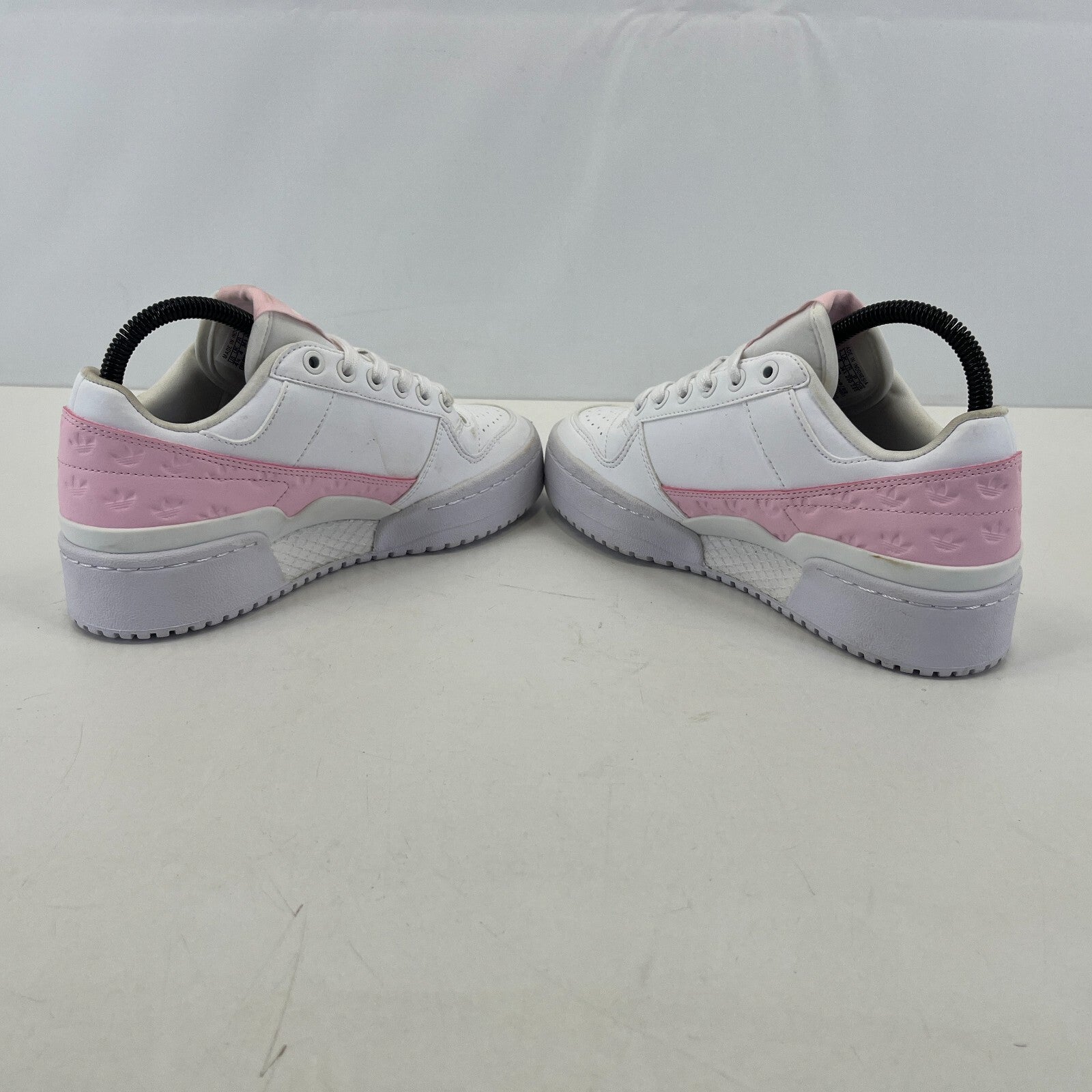 Adidas Forum Bold White & Baby Pink size UK 4 EU 36 2/3