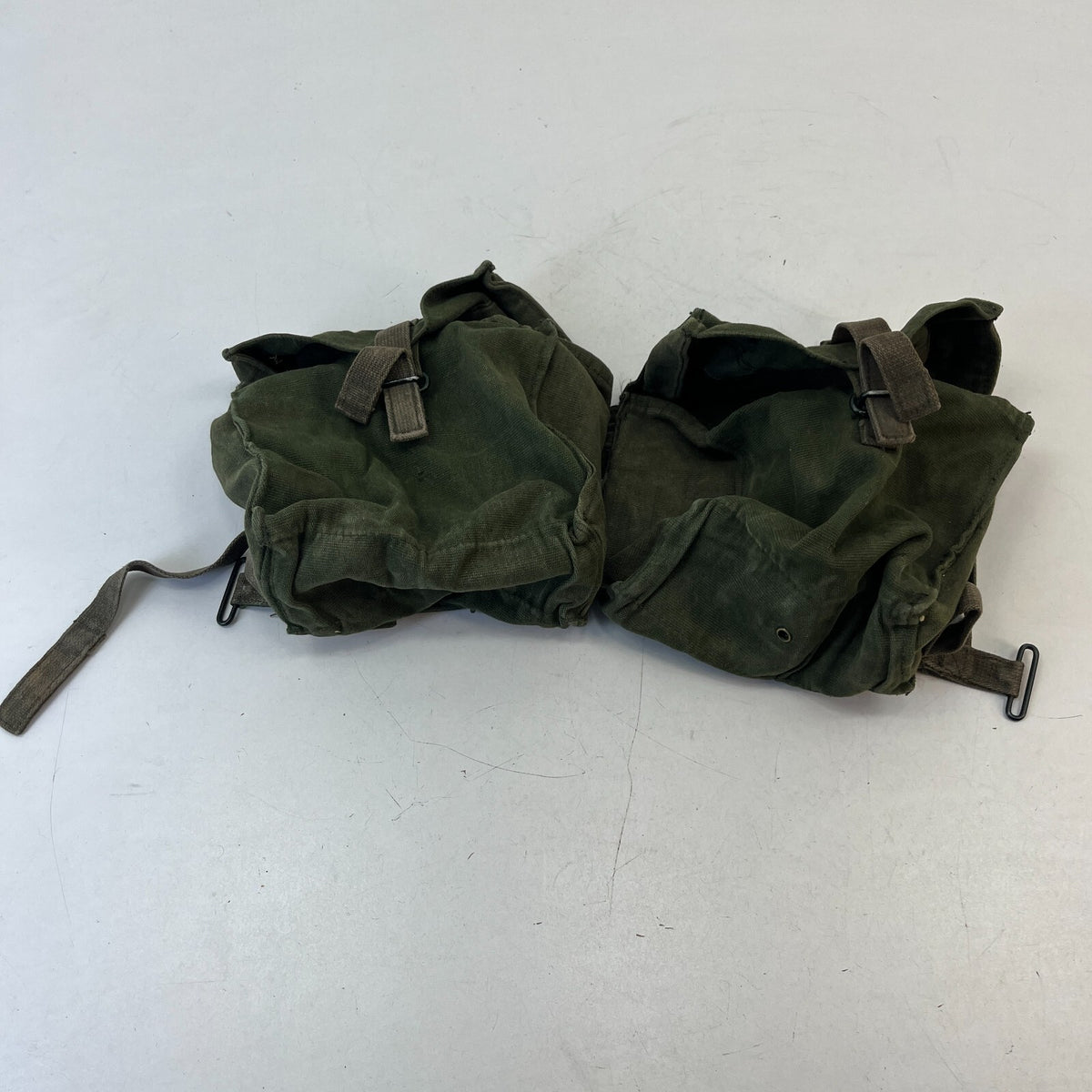 British Army 58 Pattern Webbing Kidney Pouch Set Complete Olive Drab