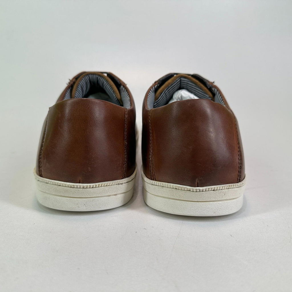 IKON Alton Tan Leather Casual Shoes with White Sole UK size 6 - NEW in Box