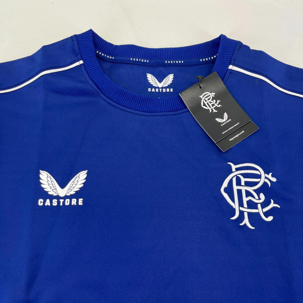 Official Glasgow Rangers FC Blue Match Day Sweatshirt Pullover Ladies size 16