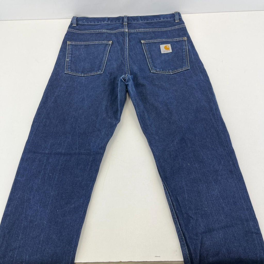 Carhartt Mens Newel Jeans Pant Trousers Dark Blue 100% Cotton W30" L30"