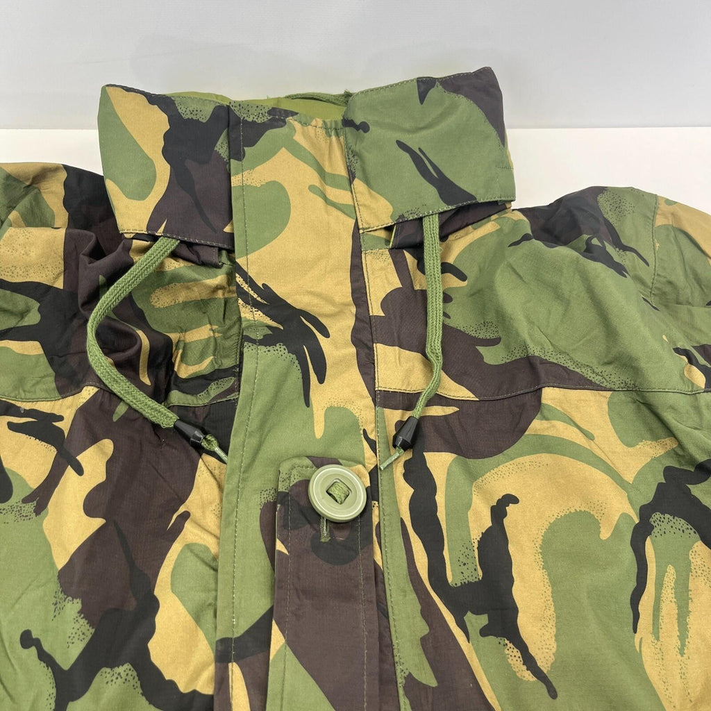 British DPM Camouflage Waterproof Camo Jacket Coat Hooded Surplus 180/104 Large