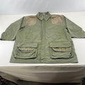 Decathlon Cropped Sleeve Shooting Hunting Jacket w/ Poachers Pocket Green UK 2XL