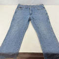 Wrangler Men's Blue Regular Fit Straight Leg Denim Jeans W40" L29"