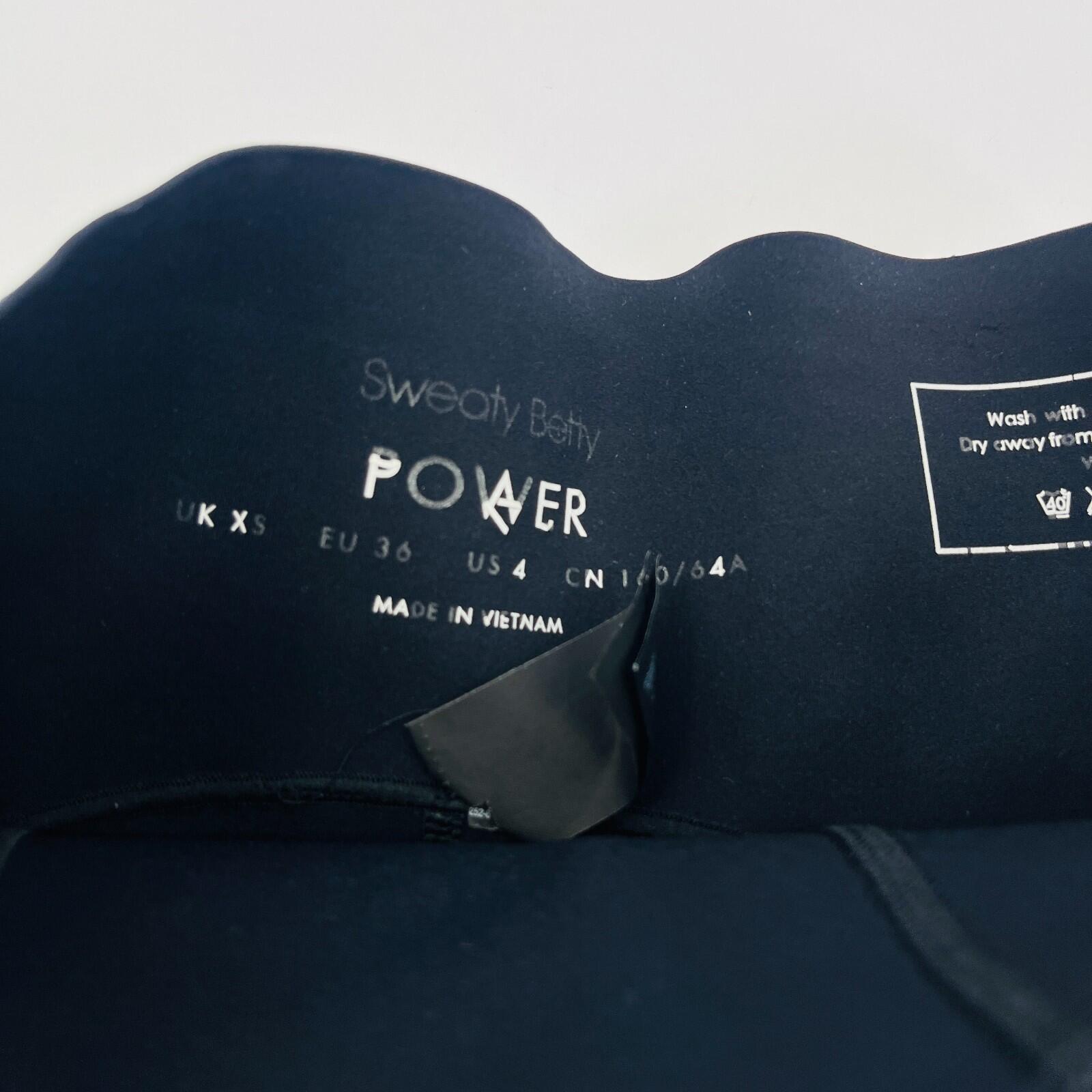 Sweaty Betty Power Womens 7/8 Length Yoga Leggings in Black size XS