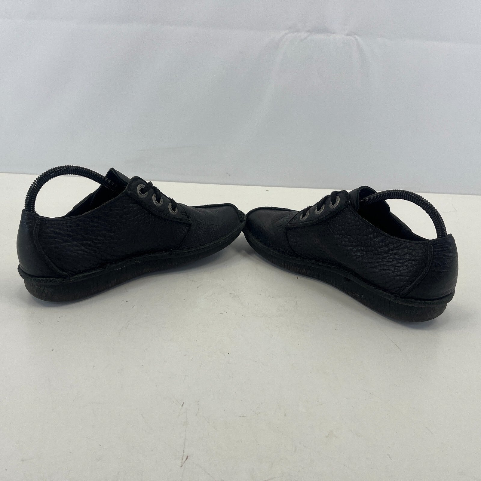 Clarks Active Air Black Leather Pasty Shoes size UK 6 EU 39 1/2 Womens Pasties