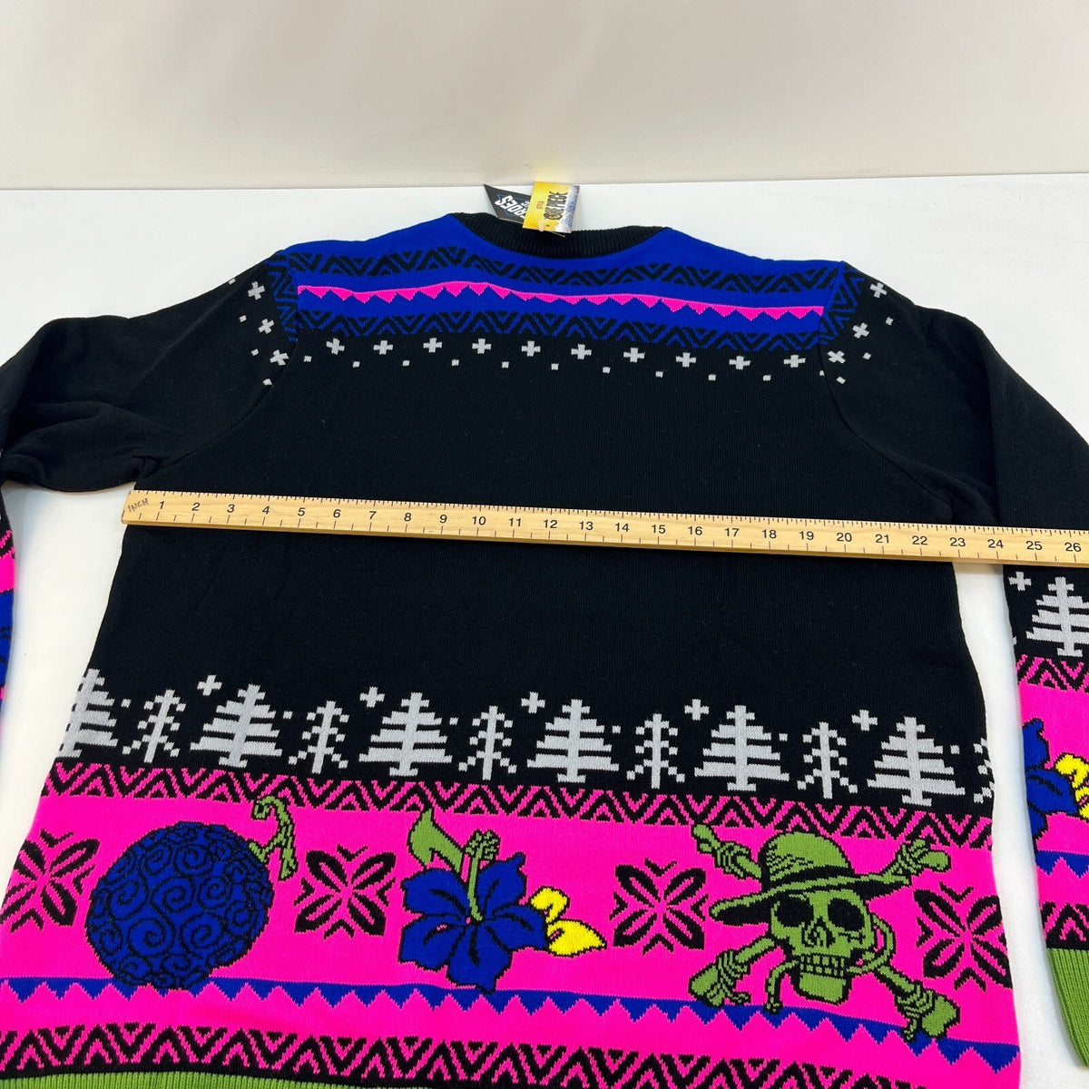 One Piece Luffy Christmas Jumper Men Women Xmas Anime Cosplay Pullover size XL
