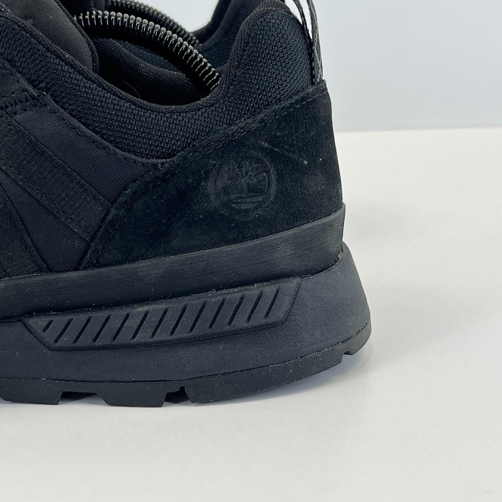 Timberland Euro Trekker Low Mens Hiking Trainers in Black UK size 10 / EU 44.5