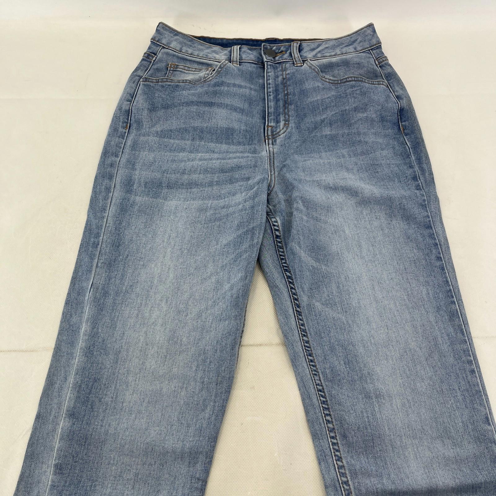 George Mid Blue Denim Jeans UK size 12 Taper Body Sculpt Stretch - NWOT