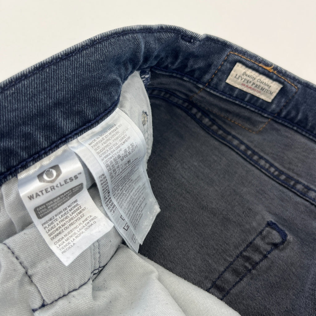 Genuine Levi Strauss Premium Dark Blue Levi's Stretch Jeans Straight W34" L34"